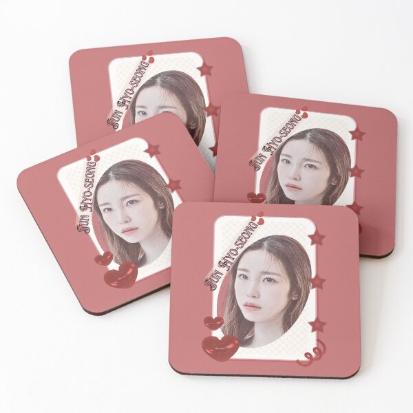 Item preview, Jun Hyo-seong (전효성) Korean actress South Korean celebrity K-drama star Korean film  illustration Red Aesthetic Collage Design designed and sold by AJUNICE STUDIO.