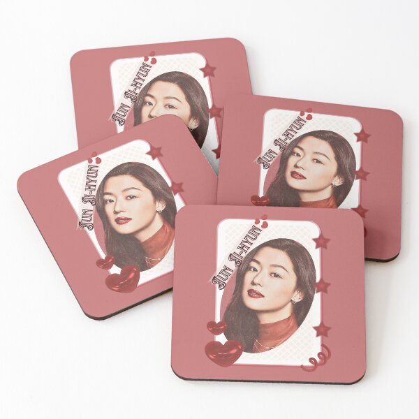 Item preview, Jun Ji-hyun (전지현) Korean actress South Korean celebrity K-drama star Korean film  illustration Red Aesthetic Collage Design designed and sold by AJUNICE STUDIO.