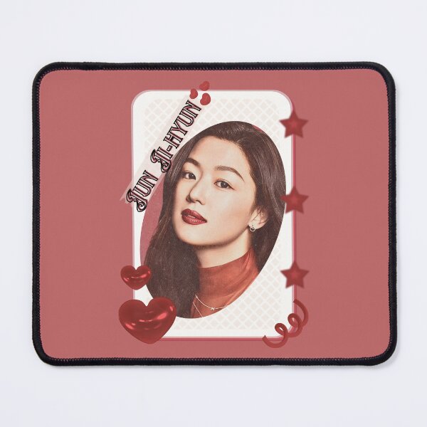 Item preview, Jun Ji-hyun (전지현) Korean actress South Korean celebrity K-drama star Korean film  illustration Red Aesthetic Collage Design designed and sold by AJUNICE STUDIO.