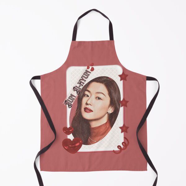 Item preview, Jun Ji-hyun (전지현) Korean actress South Korean celebrity K-drama star Korean film illustration Red Aesthetic Collage Design designed and sold by AJUNICE STUDIO.