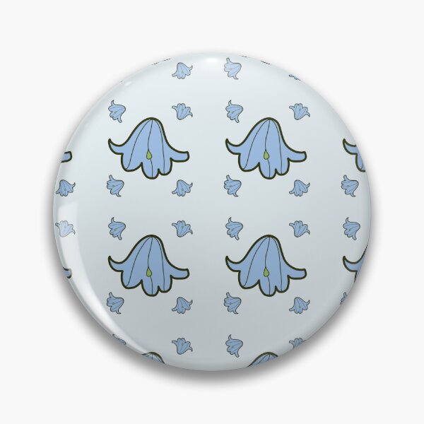 Item preview, Blue bell Flower Floral Natural hand drawn Color flora beautiful designed and sold by khulisara246.