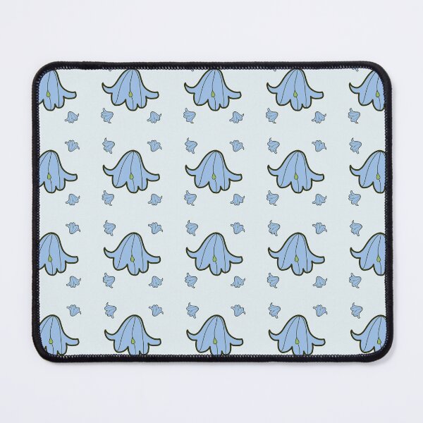 Item preview, Blue bell Flower Floral Natural hand drawn Color flora beautiful designed and sold by khulisara246.
