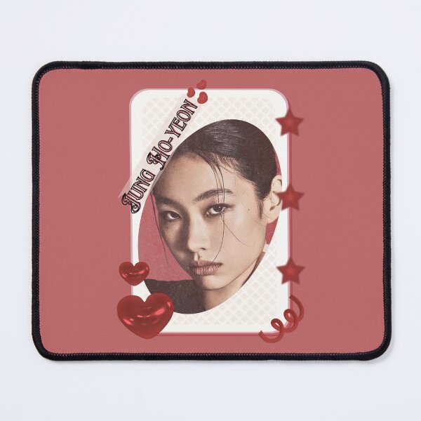 Item preview, Jung Ho-yeon (정호연) Korean actress South Korean celebrity K-drama star Korean film  illustration Red Aesthetic Collage Design designed and sold by AJUNICE STUDIO.