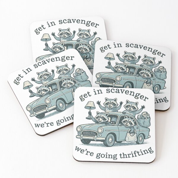 Item preview, Funny Raccoon - Get in Scavenger We're Going Thrifting designed and sold by ZBIFBOUETLA.