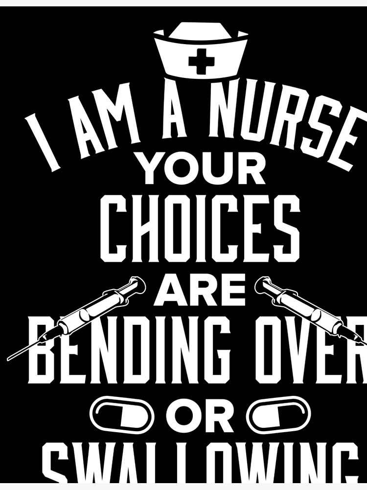 Funny Naughty Nurse T Hilarious Nursing With A Kinky Touch Poster