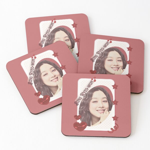 Item preview, Jung Ryeo-won (정려원) Korean actress South Korean celebrity K-drama star Korean film  illustration Red Aesthetic Collage Design designed and sold by AJUNICE STUDIO.