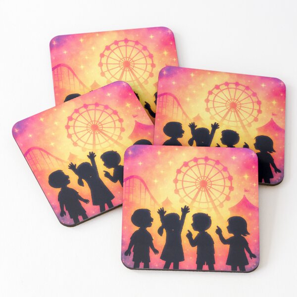 Item preview, 【GIFT】Kids Carnival Kagee Silhouette Art designed and sold by KageArt-Studio.