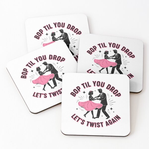 Item preview, Bop Til You Drop: Vintage 50s Swing Dance Retro Music Art designed and sold by DailyVibesMerch.
