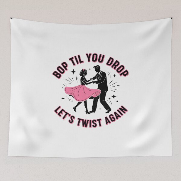 Item preview, Bop Til You Drop: Vintage 50s Swing Dance Retro Music Art designed and sold by DailyVibesMerch.