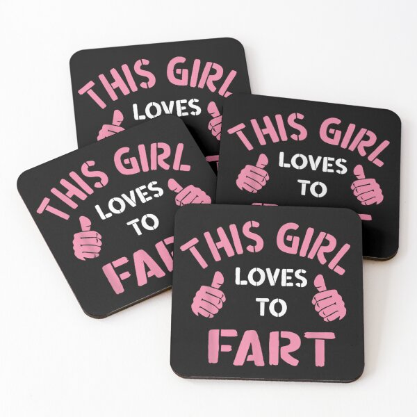 Item preview, This Girl Loves To Fart Funny Pink Quote Design designed and sold by PonyRoniku.