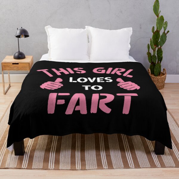 Item preview, This Girl Loves To Fart Funny Pink Quote Design designed and sold by PonyRoniku.
