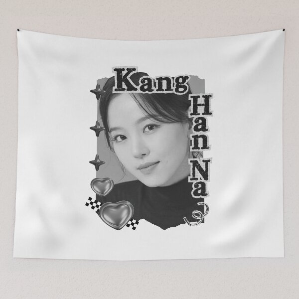 Item preview, Kang Han-na (강한나) Korean actress South Korean celebrity K-drama star Korean film n Black and White Collage Digital Art Portrait designed and sold by AJUNICE STUDIO.