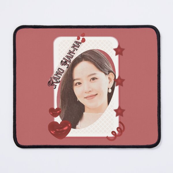 Item preview, Kang Han-na (강한나) Korean actress South Korean celebrity K-drama star Korean film illustration Red Aesthetic Collage Design designed and sold by AJUNICE STUDIO.