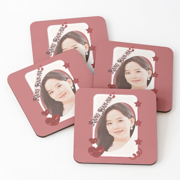Item preview, Kang Han-na (강한나) Korean actress South Korean celebrity K-drama star Korean film  illustration Red Aesthetic Collage Design designed and sold by AJUNICE STUDIO.