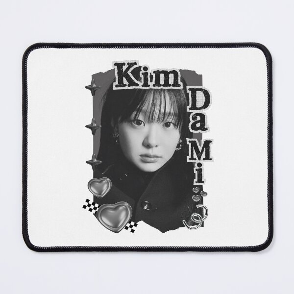 Item preview, Kim Da-mi (김다미) Korean actress South Korean celebrity K-drama star Korean film n Black and White Collage Digital Art Portrait designed and sold by AJUNICE STUDIO.