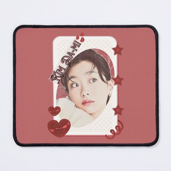 Item preview, Kim Da-mi (김다미) Korean actress South Korean celebrity K-drama star Korean film illustration Red Aesthetic Collage Design designed and sold by AJUNICE STUDIO.