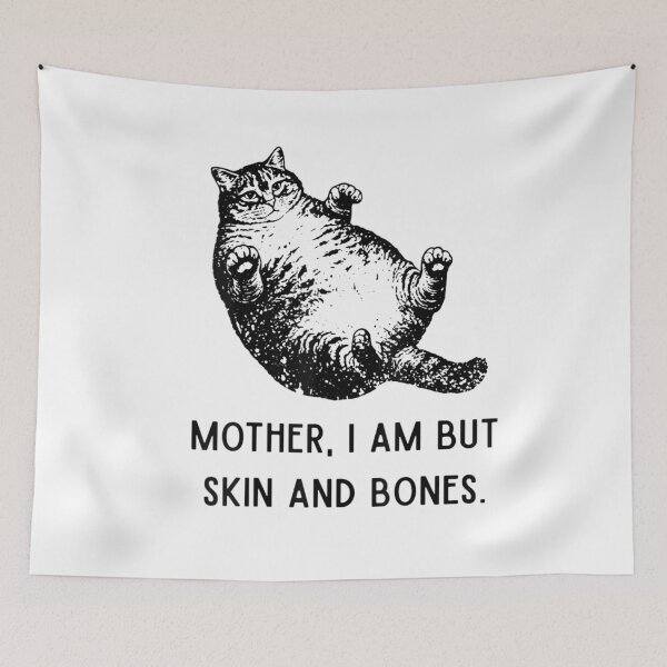 Item preview, Mother I Am But Skin And Bones Dark Humor Art designed and sold by PonyRoniku.