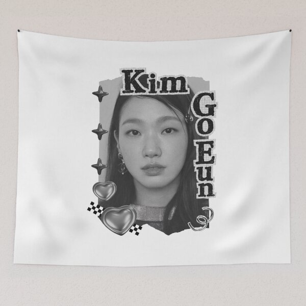 Item preview, Kim Go-eun (김고은) Korean actress South Korean celebrity K-drama star Korean film n Black and White Collage Digital Art Portrait designed and sold by AJUNICE STUDIO.