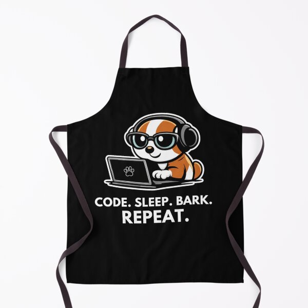 Item preview, Dog Programmer – Code Sleep Bark Repeat Funny Coding Design designed and sold by LucaVibeBrand.