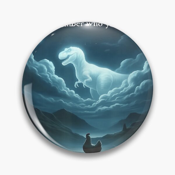Item preview, Remember Who You Are Inspirational Dinosaur Fantasy Night Art designed and sold by PonyRoniku.