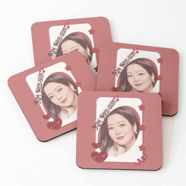 Item preview, Kim Hee-sun (김희선) Korean actress South Korean celebrity K-drama star Korean film  illustration Red Aesthetic Collage Design designed and sold by AJUNICE STUDIO.