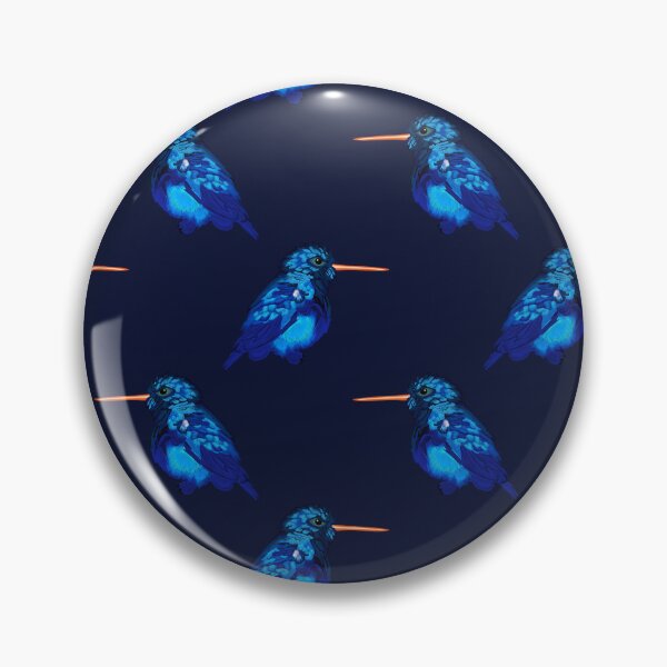 Item preview, Fluffy Hummingbird-Dark Blue designed and sold by deblevart.