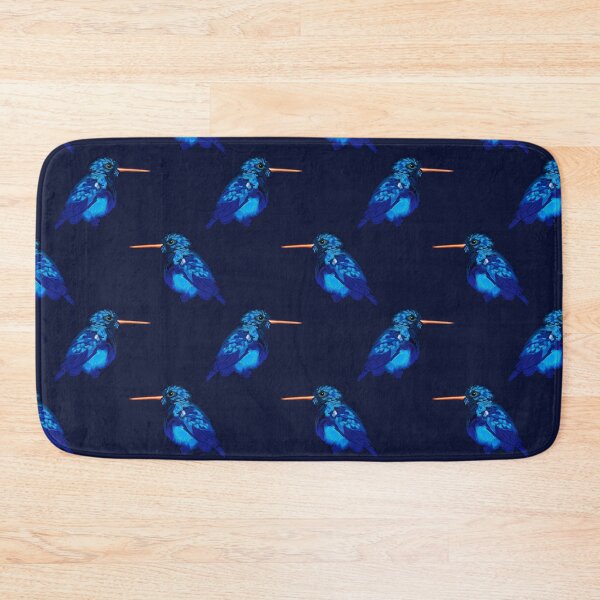 Item preview, Fluffy Hummingbird-Dark Blue designed and sold by deblevart.