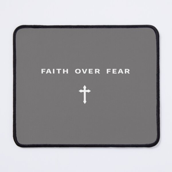 Item preview, Faith Over Fear Christian Minimalist Jesus Christ Cross  designed and sold by KristineLi.