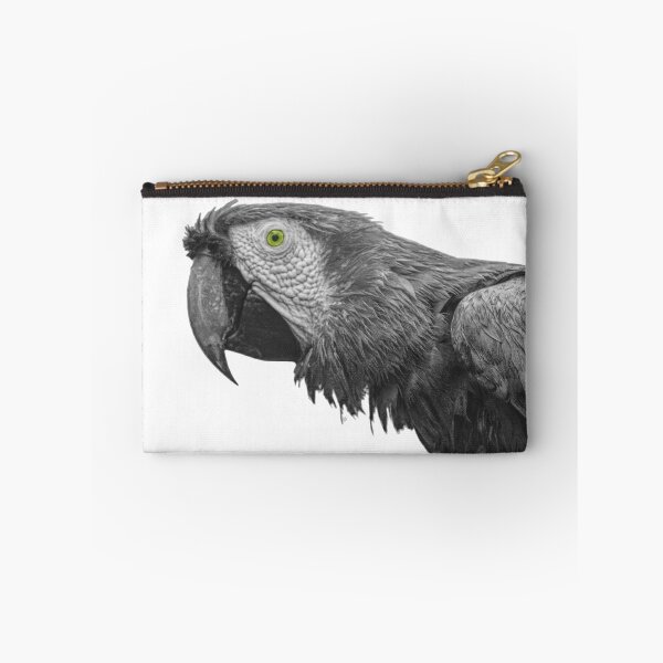Item preview, Scarlet Macaw retro black and white designed and sold by ChimaHome.