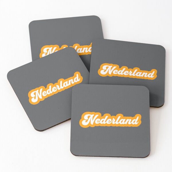 Item preview, Nederland (Netherlands) - orange script designed and sold by mooskdesign.