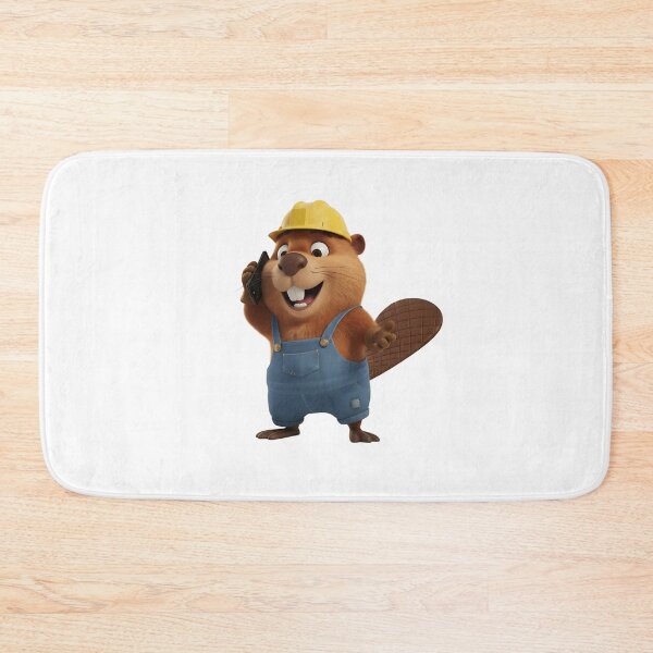 Item preview, Cute Beaver Contractor Talking On Smartphone Call designed and sold by vk09.