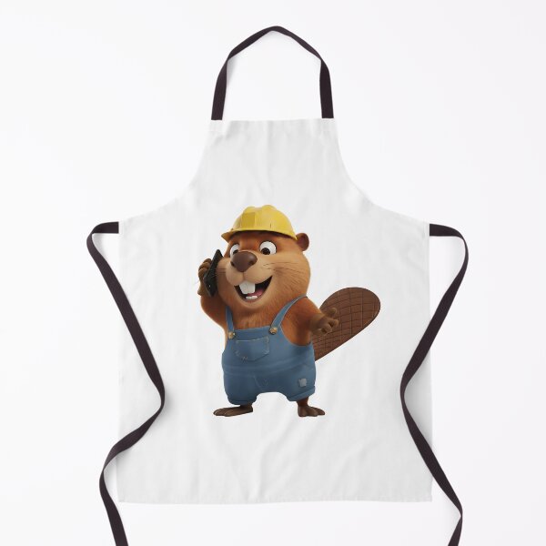 Item preview, Cute Beaver Contractor Talking On Smartphone Call designed and sold by vk09.