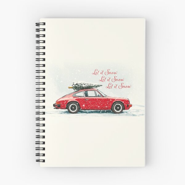 Item preview, Let it snow sports car 911 964 Winter Snowy Christmas Tree designed and sold by blackdogshop.