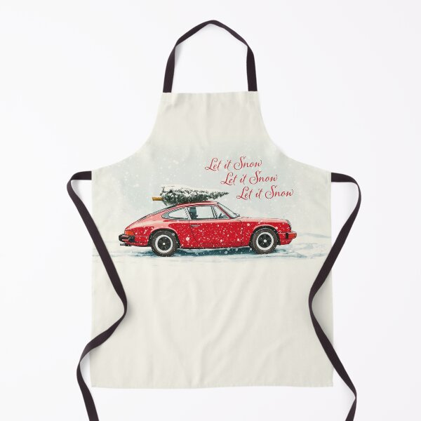Item preview, Let it snow sports car 911 964 Winter Snowy Christmas Tree designed and sold by blackdogshop.