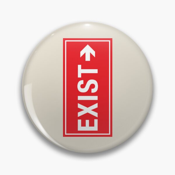 Item preview, Dramatic exit door sign designed and sold by Captain Banjo.