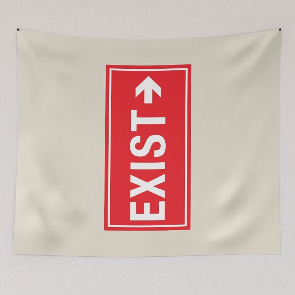 Item preview, Dramatic exit door sign designed and sold by Captain Banjo.