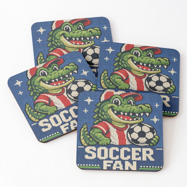 Item preview, Football fan, funny crocodile designed and sold by Mauswohn.
