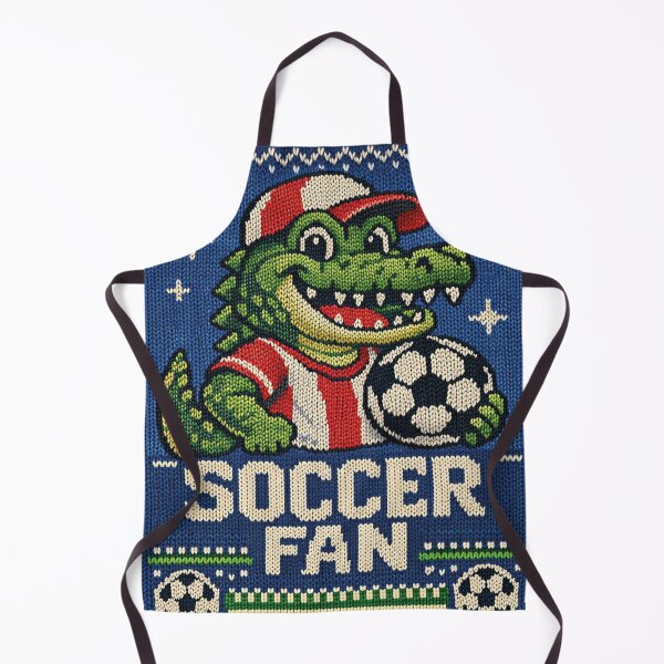 Item preview, Football fan, funny crocodile designed and sold by Mauswohn.
