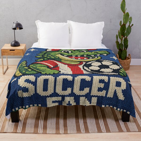 Item preview, Football fan, funny crocodile designed and sold by Mauswohn.