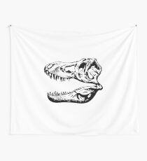 The Skull of a Tyrannosaurus Rex Wall Tapestry