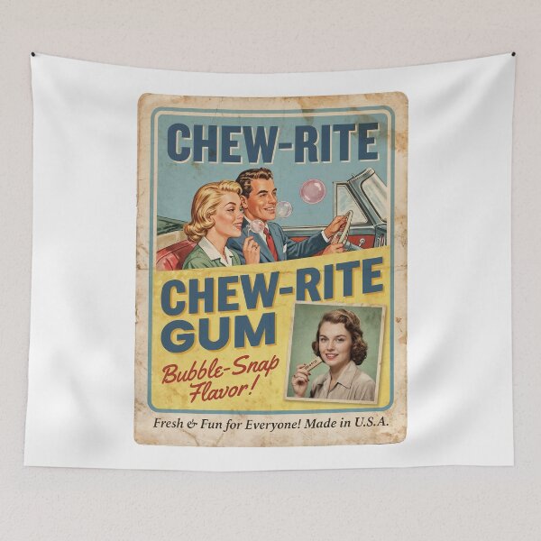 Item preview, Bubble Joyride: Retro Fun with Chew-Rite Flavor designed and sold by ForeverPrintsOK.