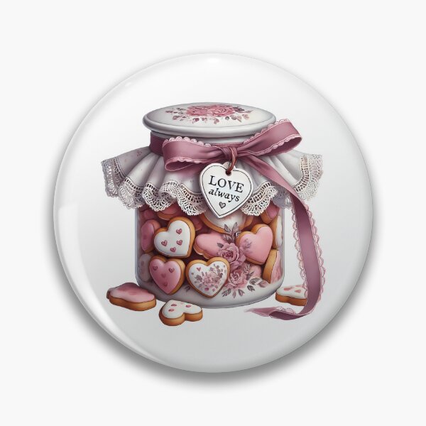 Item preview, Soft Watercolor Valentine Heart Cookies - Romantic Bakery Art designed and sold by FuzionRaptor.
