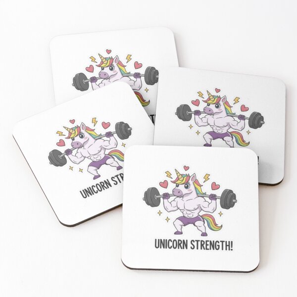 Item preview, Muscle Unicorn Gym Strength designed and sold by t-shirt studio.