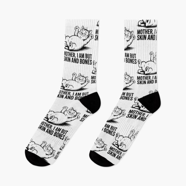 Item preview, Mother, I Am But Skin and Bones Funny Cat Mom Cat Lover designed and sold by BLZART.