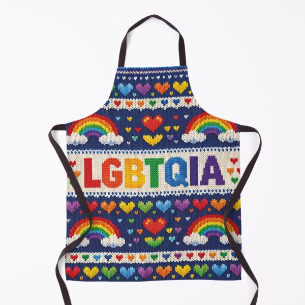 Item preview, LGBTQIA, colorful knitting pattern designed and sold by Mauswohn.