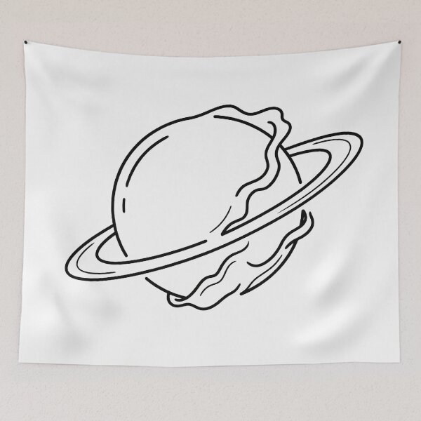 Item preview, Becoming – Minimal Planet Illustration designed and sold by ZeeVerse Studio.