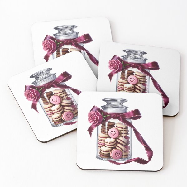 Item preview, Dainty Watercolor Valentine Heart Cookies - Sweet Love Treat designed and sold by FuzionRaptor.