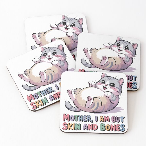 Item preview, Mother, I Am But Skin and Bones Funny Cat Mom Cat Lover designed and sold by BLZART.