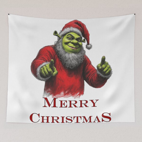 Item preview, Merry Christmas Shrek designed and sold by Bossy Box.