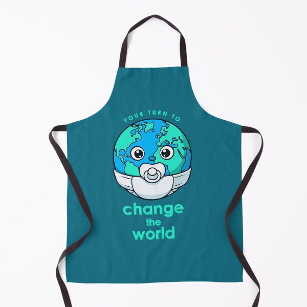Item preview, Change The World - Baby Earth Diaper Pun designed and sold by Josh Meyer Designs.